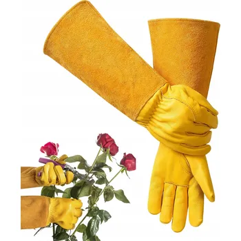 Pracovní rukavice Svářecí rukavice ochranné ke krbu, kamnům, velikost L | Svářecí rukavice