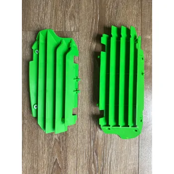 POLISPORT KRYTY CHLADIČE (MŘÍŽKY - SADA) KAWASAKI KX 250F '13-'16 ZELENÁ