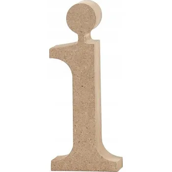 Obraz PÍSMENO "I" Z MDF, VÝŠKA 10,5 CM