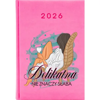 Kalendář Knižkový kalendář 2026 A5 FunnyCase růžový