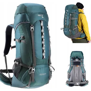 turistický batoh Batoh turistický Nils Camp NC1949 61-80 l zelený