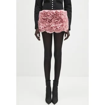 Dámská sukně Sukně s příměsí vlny AMBUSH Rose Skirt 12115389 růžová 30X, vel. 38