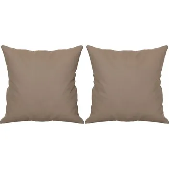 Polštář Dekorační Polštáře 40x40cm, taupe barva (2 ks )