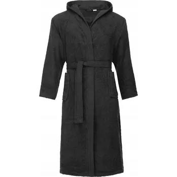 Pánský župan Pánský župan s kapucí Bavlna kapsy, L-192 tmavě šedý, M