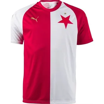 Fotbalový dres Puma SK SLAVIA HOME REPLICA 3XL Červená, Bílá