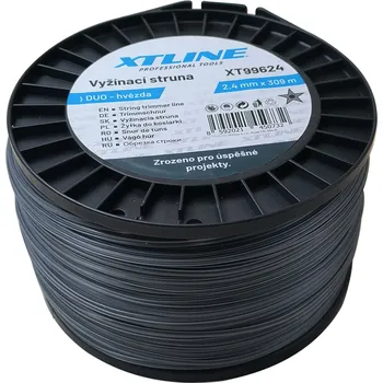 Struna do sekačky XTLINE Vyžínací struna hvězda DUO | 3 mm / 200 m