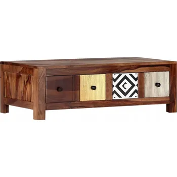 Konferenční stolek Konferenční stolek VidaXL obdélníkový 50 x 90 x 30 cm, tmavé dřevo