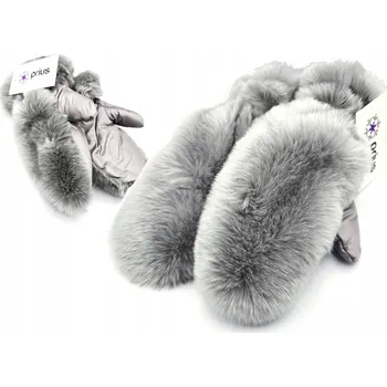 Rukavice Zimní rukavice Rever dámské chlupaté teplé šedé