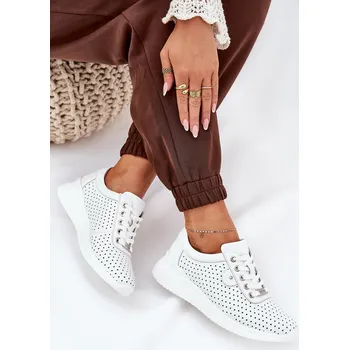 Dámské tenisky Dámské Kožené Sportovní Boty Vinceza 79532 Barva: Bílá, Velikost: 36