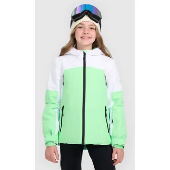 Dívčí lyžařská bunda s membrána 8000 - zelená