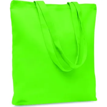 270g plátěná nákupní taška Rassa Coloured - Limetková