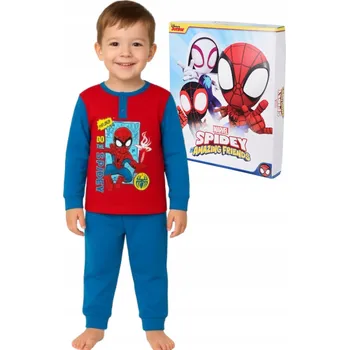 Chlapecké pyžamo Chlapecké pyžamo Spidey a kamarádi MARVEL s dlouhým rukávem pro předškoláka, velikost 98 cm