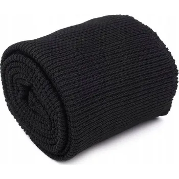 Elastický náplet 7 cm na tepláky, bundy (ČERNÝ)