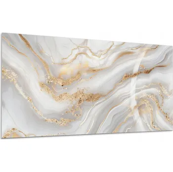 Obraz Dekorativní vinylový nástěnný panel Abstraktní vlny s detaily 100x50 cm