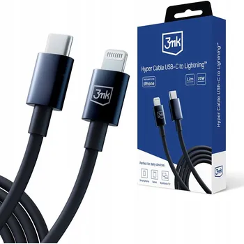 Datový kabel Kabel 3mk USB - USB typ C 1,2 m černý
