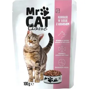 Krmivo pro kočku Krmivo pro lososa Mr. Cat 100g