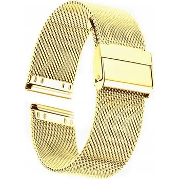 Náramek Náramek síťovaný model 6 - 18 mm zlatý