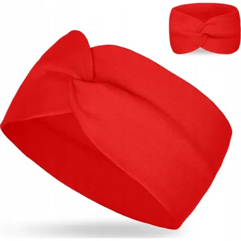 Čelenka Nandy klasická čelenka do vlasů červená