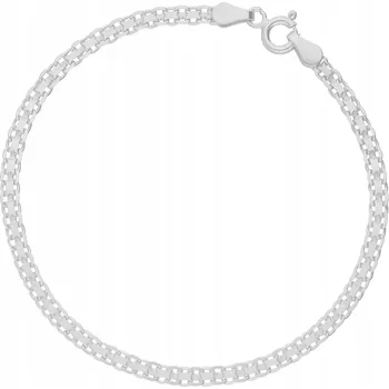 Náramek Dámský stříbrný náramek bismark stříbro o ryzosti 925 18 cm