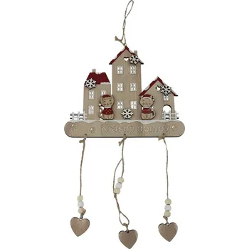 Vánoce Dekorace k zavěšení Krásný domov D7278