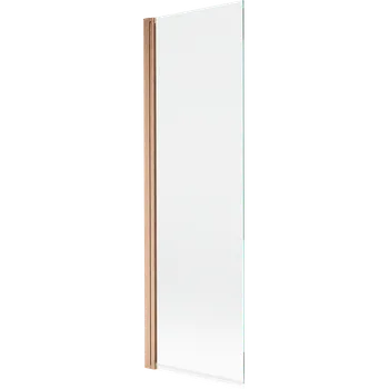 Vanová zástěna Mexen Mist sprchová zástěna 1křídlová 70 x 150 cm, transparentní, kartáčovaná měď - 8A9-070-001-65-00 Vanové zástěny