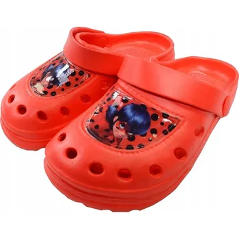 Dámská obuv Zázračná Beruška a Černá Kočka CROCS PANTOFLE světlé 28/29 D074C