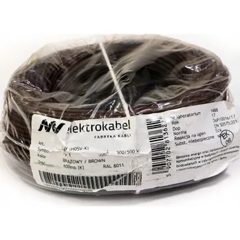 elektrický kabel Elektrický kabel Kulatý, ohebný (lanko) LgY MojeLedy 1 x 1,0