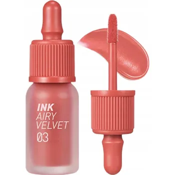 Rtěnka Peripera Ink Air Velvet 03 Cartoon Coral 4 g tónovací rtěnka