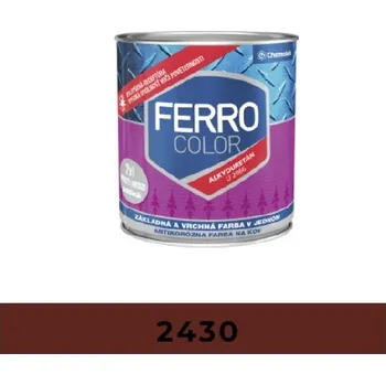barva na kov Chemolak Ferro Color U 2066 pololesk 0,75l 2430 ( )