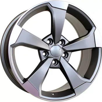 Alu kolo Alu kola Racing Line XE351, 20x9 5x112 ET34, šedivá matná + leštění (zátěžová) vhodné pro Audi A5 F5 (2017-2024), Audi S5 F5 (2017-2024)