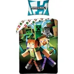 HALANTEX Povlečení Minecraft zombie Bavlna, 140/200, 70/90 cm