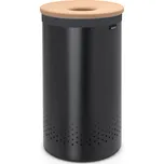 Brabantia, Koš na prádlo Brabantia ocelový s korkovým víkem 60 l černý - Formadore