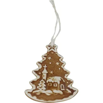Vánoční dekorace Stromeček k zavěšení X8191
