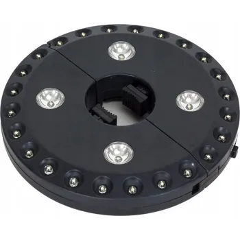 Stínicí technika LED lampa na slunečník Meven Brema černá 16 cm