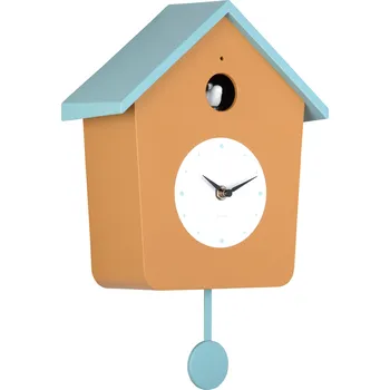 Hodiny Karlsson, Nástěnné hodiny s kukačkou Cuckoo Light, světle hnědé - Formadore