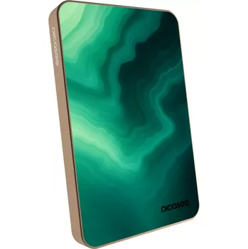 Powerbanka Picasee Powerbanka s MagSafe 5 000 mAh Zlatá - Malachite