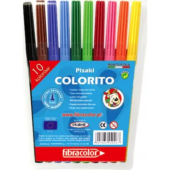 Barevné Fixy , barevné popisovače , školní barevné popisovače pro děti Fibracolor 10 ks
