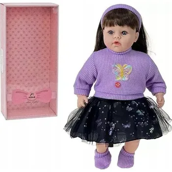 Panenka 45cm Panenka holčička s přišitými vlasy zpívá a mluví polsky BOX