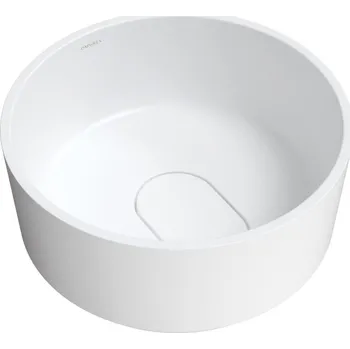 Umyvadlo OMNIRES - CADENCE M+ umyvadlo na desku, o42 cm bílá mat /BM/ CADENCER420BM