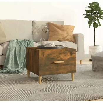 Konferenční stolek Konferenční stolek, kouřový dub, 50x50x40 cm