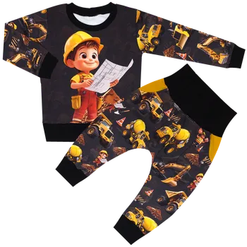 Tepláková souprava - Šéf na stavbě - šéf (bez kapuce) Velikost: 104