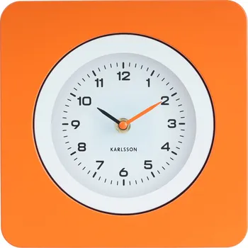 Hodiny Karlsson, Nástěnné hodiny New Vintage, oranžové - Formadore