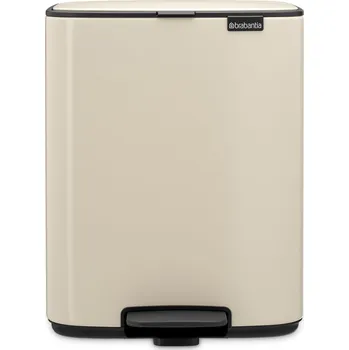 Odpadkový koš Brabantia, Odpadkový koš pedálový Bo, 12 l, béžový - Formadore