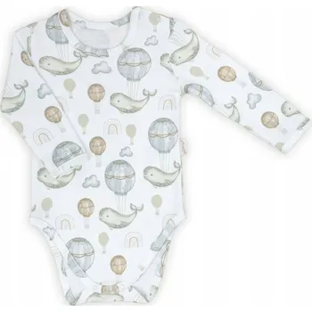 Kojenecký body Body pro chlapce kojenecké s dlouhým rukávem Miki Nicol 68