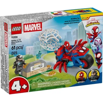Stavebnice LEGO LEGO Marvel 11206 Spidey na motorce vs. Rhino