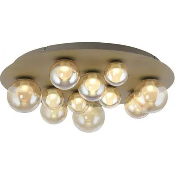 PAUL NEUHAUS LED stropní svítidlo PURE Popup, bronzová, stmívatelné, dálkový ovladač, paměťová funkce 2200-5000K