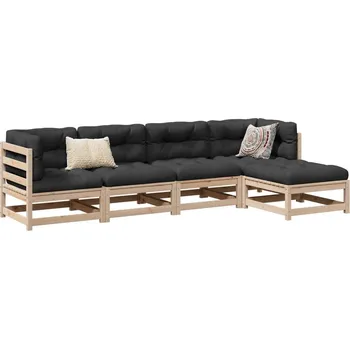 Zahradní lavice zahrada-XL 5dílná zahradní sedací souprava s poduškami masivní borovice 3299389