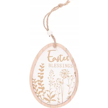 Velikonoční dekorace Velikonoční závěs z dřeva - vajíčko
