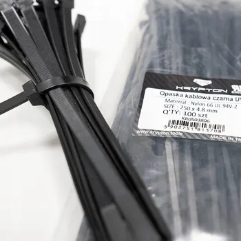 Organizace kabelů Stahovací páska Krypton 7,6 mm x 450 mm, 100 ks