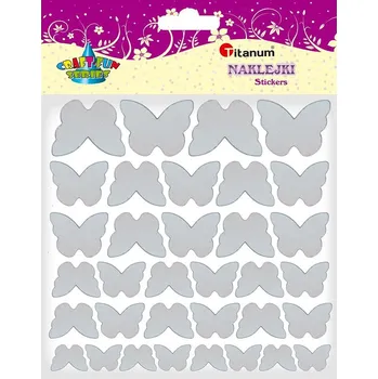samolepka Samolepky klasické SADA 34 KUSŮ OZDOBNÝCH SAMOLEPEK PRO DĚTI Titanum 34 ks